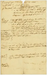 Drouillard åtalades för mordet på Antoine Bazanais [Antoine Bissonet] vid Osageflodens mynning, den 14 maj 1807